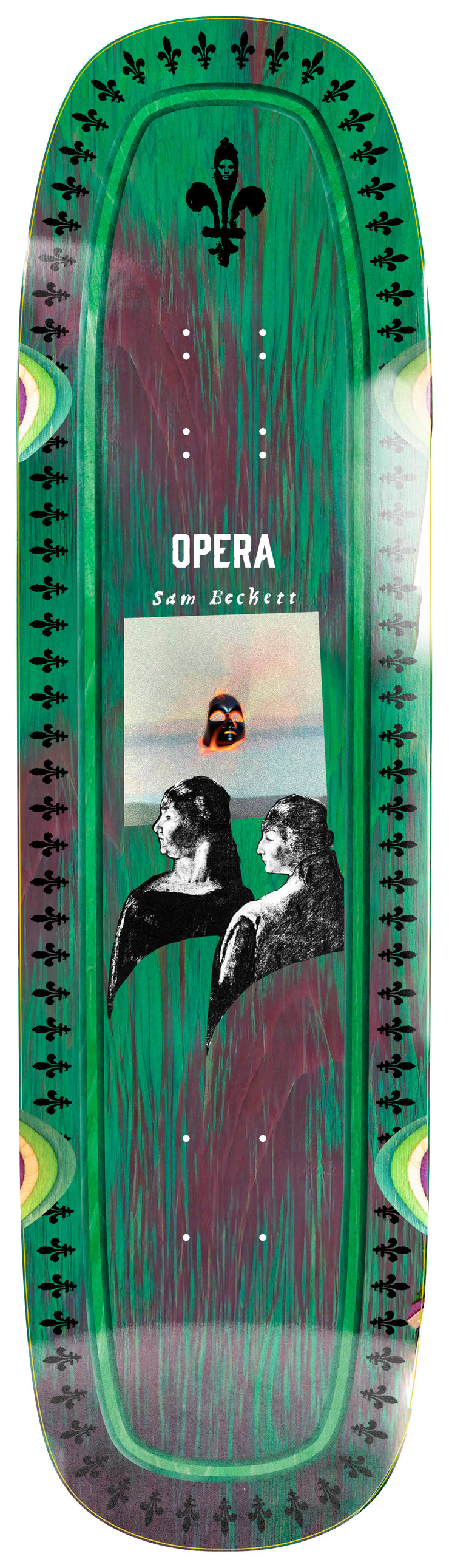 Opera  Beckett "Saints"  8.75" green