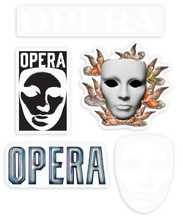 Opera Stickers "Stage" 10-pack