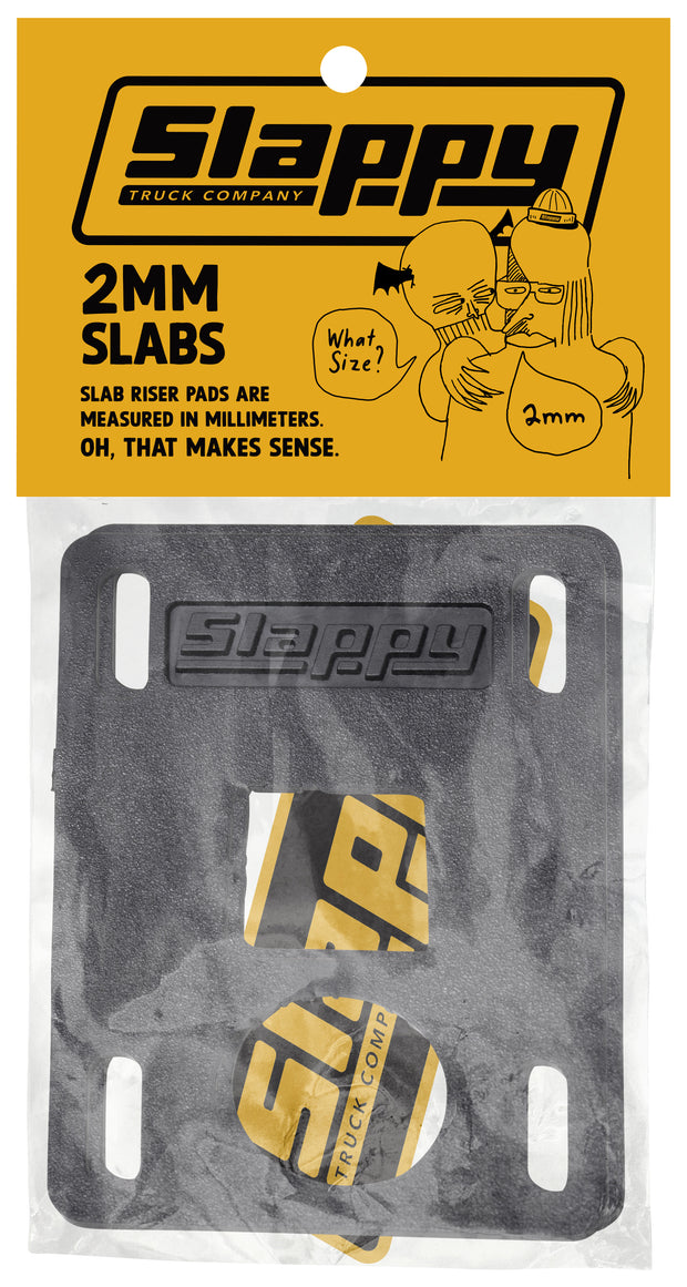 Slappy "Slabs" 2mm low risers