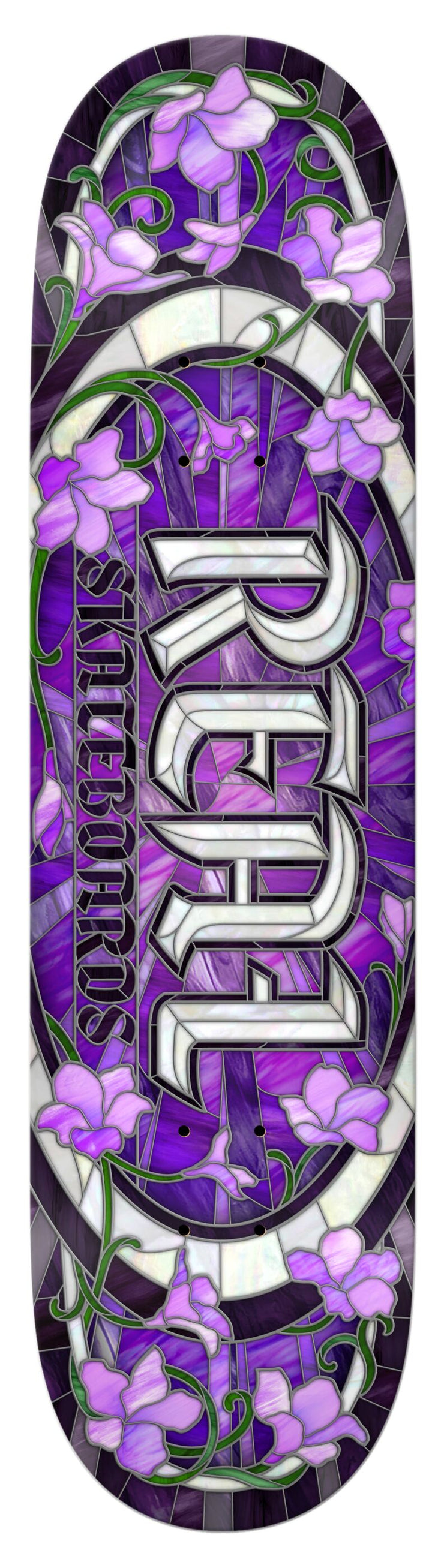 REAL "CATHERDRAL PURPLE" 8,25"