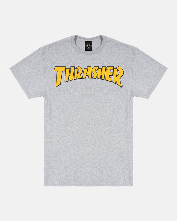 Thrasher t-shirt "COVER LOGO" ASH GREY   LARGE