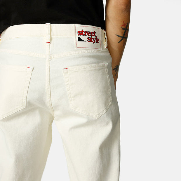Dig Stretch Jeans "Off White"