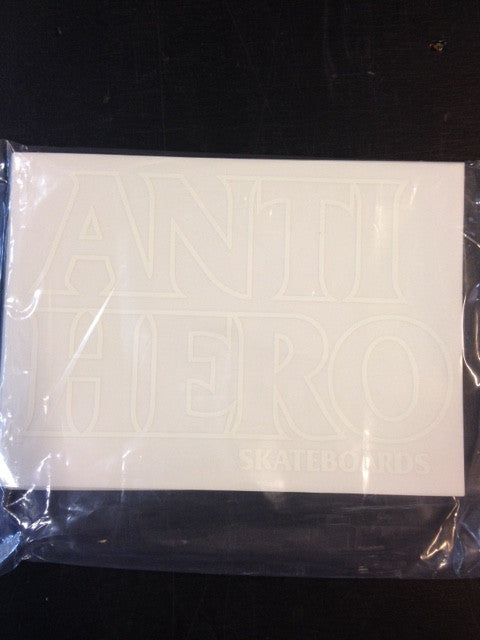 AH Sticker  "Black hero outline" Medium  25-pack