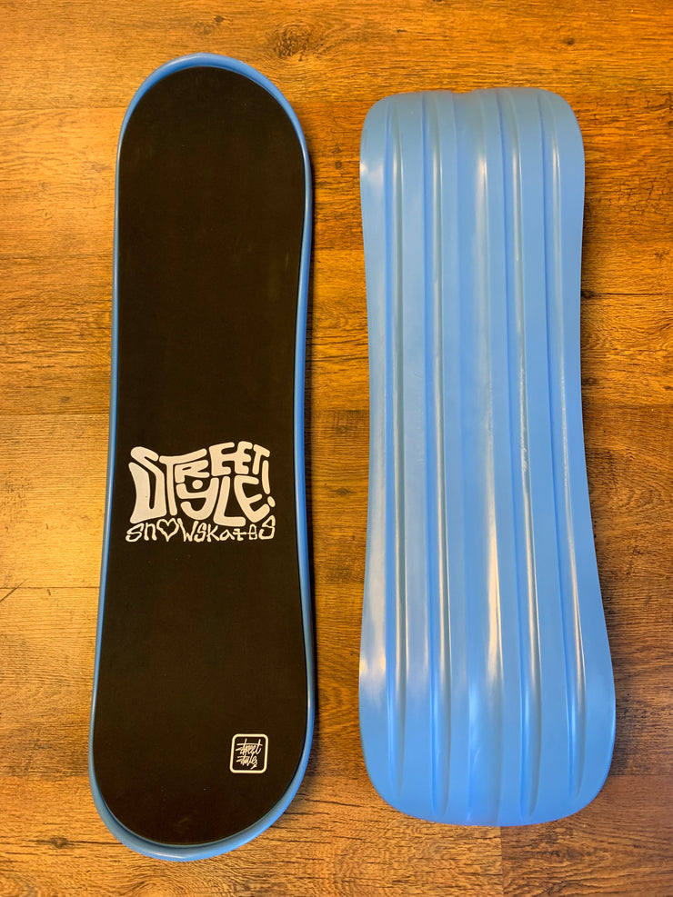 Street Style Snowskate "Hippie" blue 9" x 33"