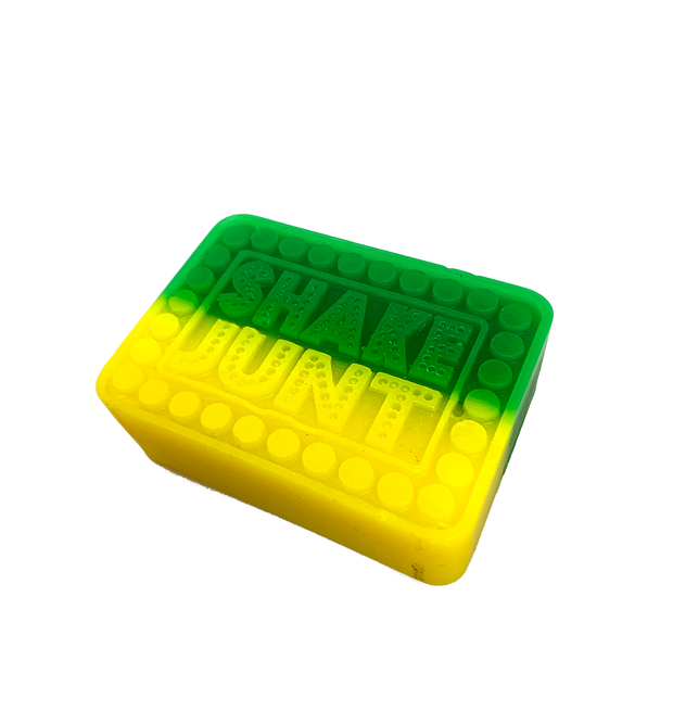 Shake Junt curbwax "Box Logo" green/yellow