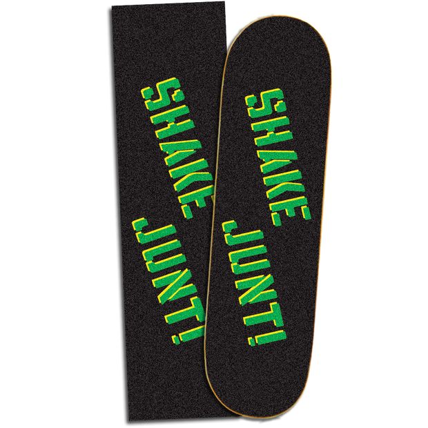 Shake Junt griptape "Sprayed Logo" grn/yellow