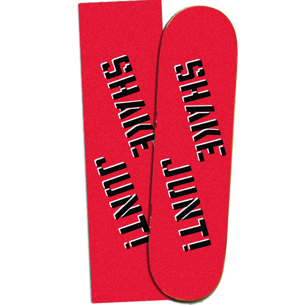 Shake Junt griptape Red "Sprayed Logo" black/white