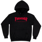 Thrasher hood "SKATE MAG" BLACK/RED